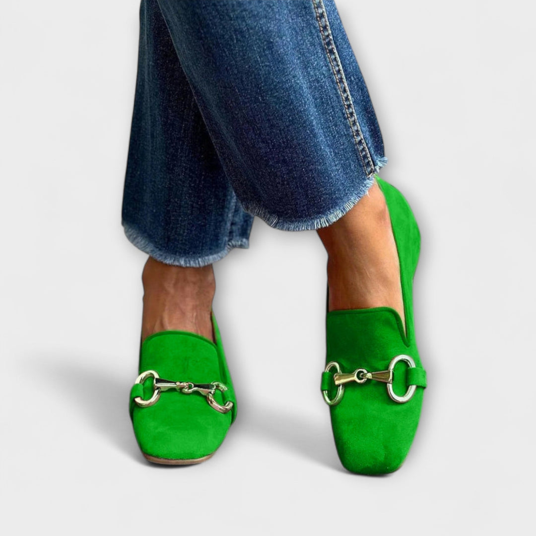 Taliah – Slipper with Square Toe and Buckle