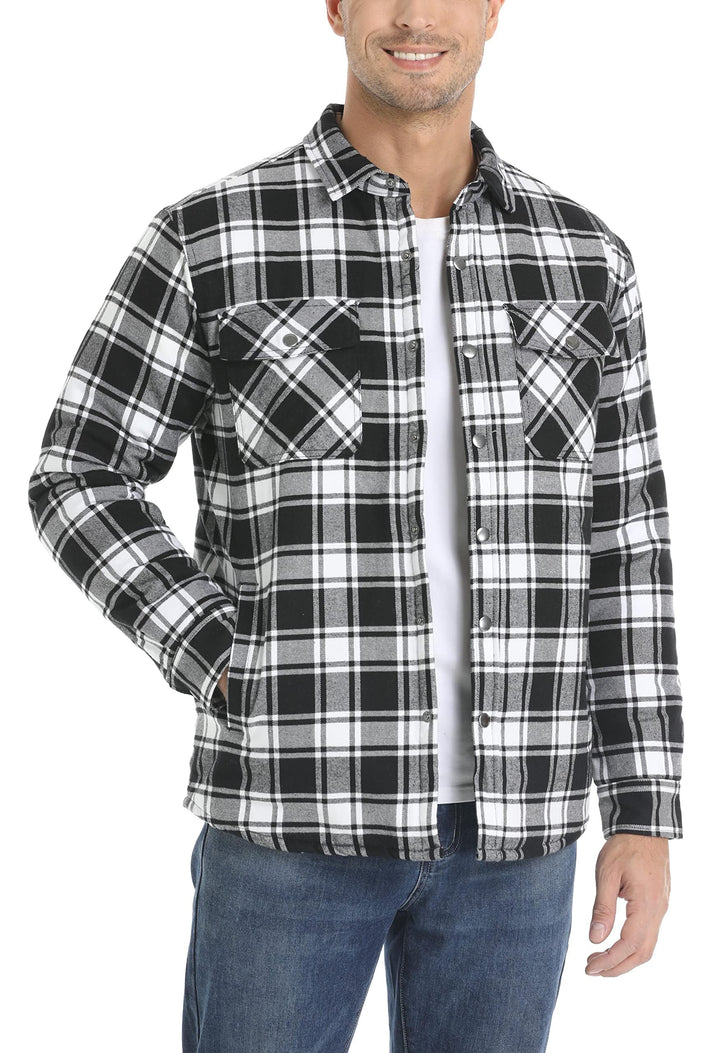 HAIL – Padded Flannel Jacket With Double Lining