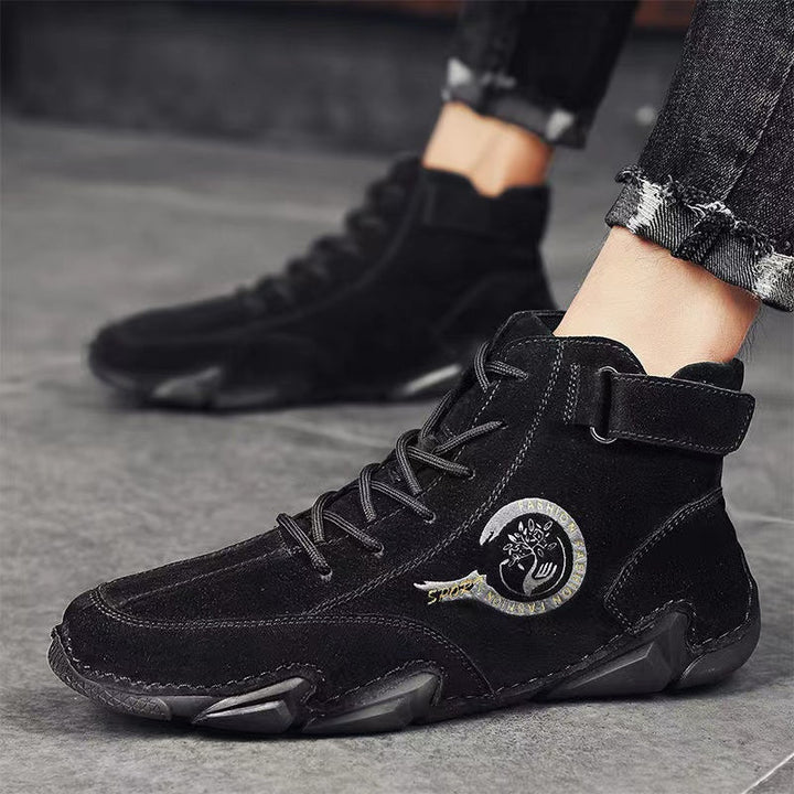 DENNIS – Men's Vegan Suede Ankle Boots