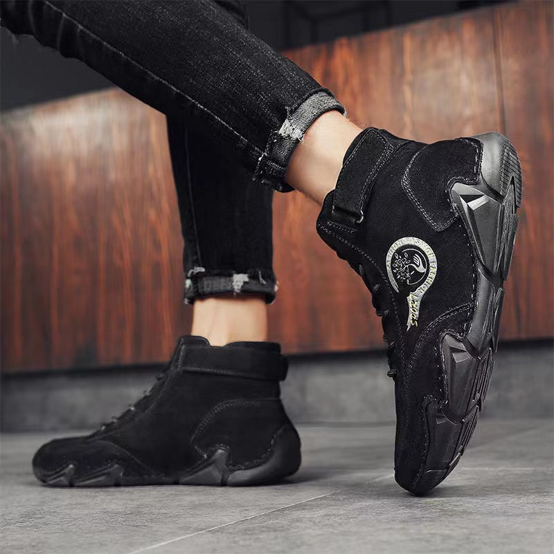 DENNIS – Men's Vegan Suede Ankle Boots