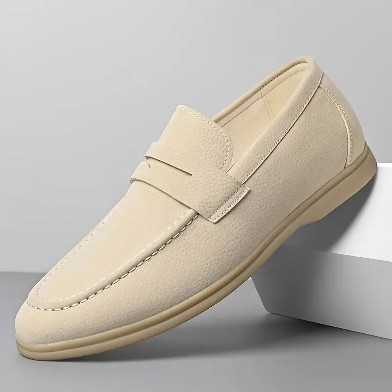 OSWALD - Men's Vegan Suede Strap Loafers