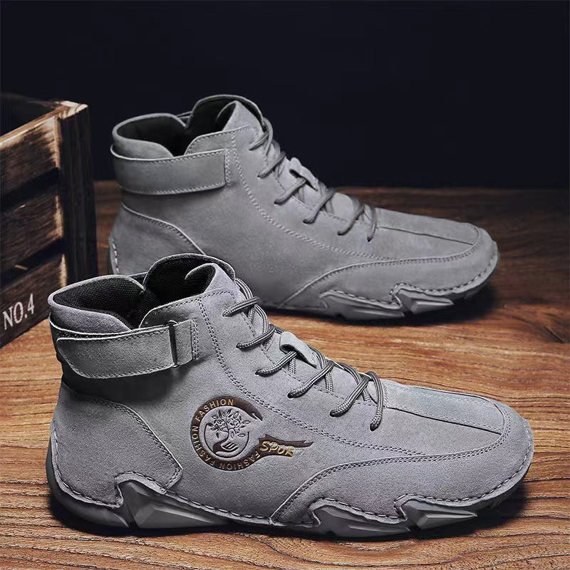 DENNIS – Men's Vegan Suede Ankle Boots