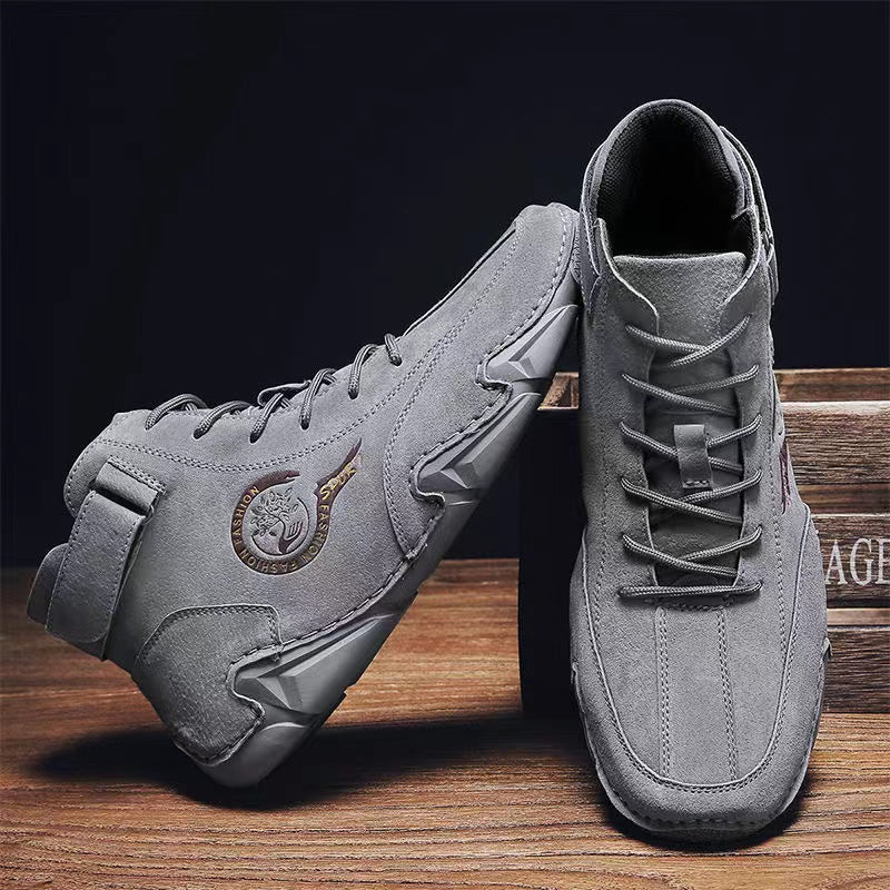 DENNIS – Men's Vegan Suede Ankle Boots