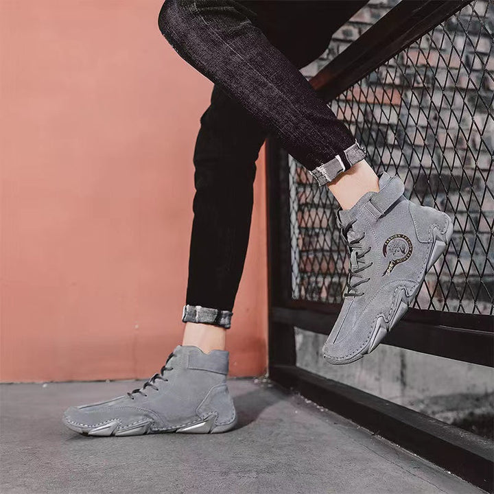 DENNIS – Men's Vegan Suede Ankle Boots