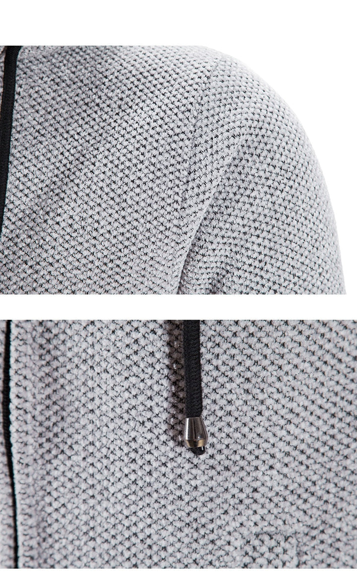 PERCIVAL - Men’s Longline Hooded Knit Cardigan