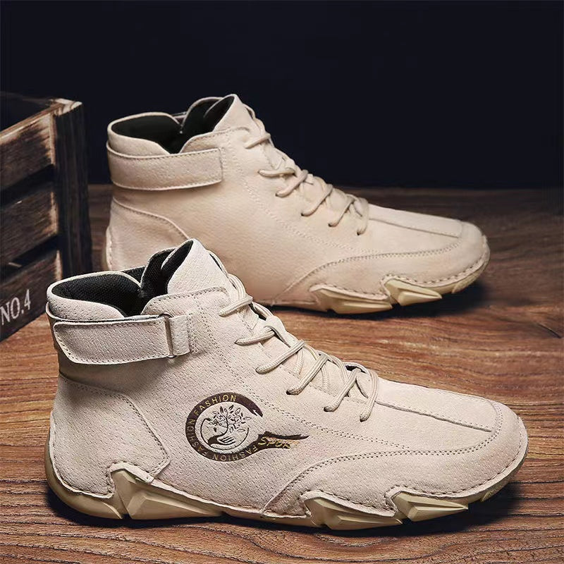 DENNIS – Men's Vegan Suede Ankle Boots