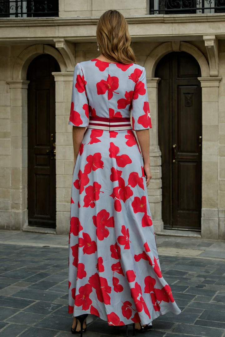 Kali - Milano design Sleeved Dress