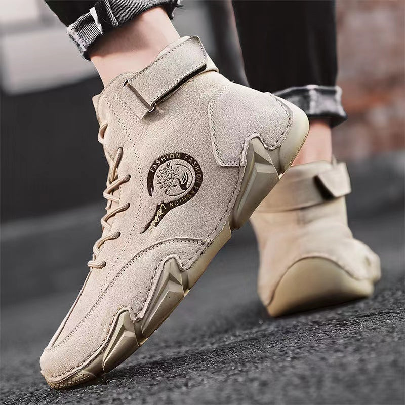 DENNIS – Men's Vegan Suede Ankle Boots