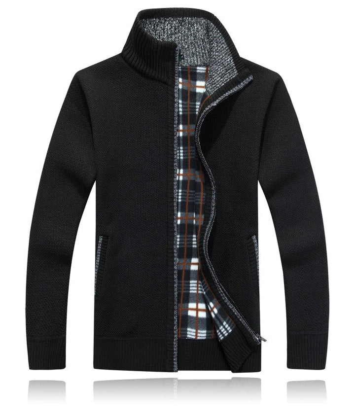 MIGUEL - Men’s Zip-Up Soft Knit Cardigan