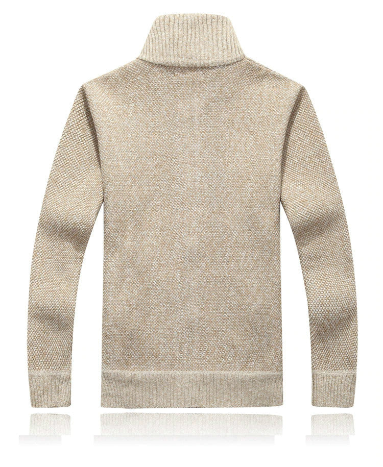 MIGUEL - Men’s Zip-Up Soft Knit Cardigan