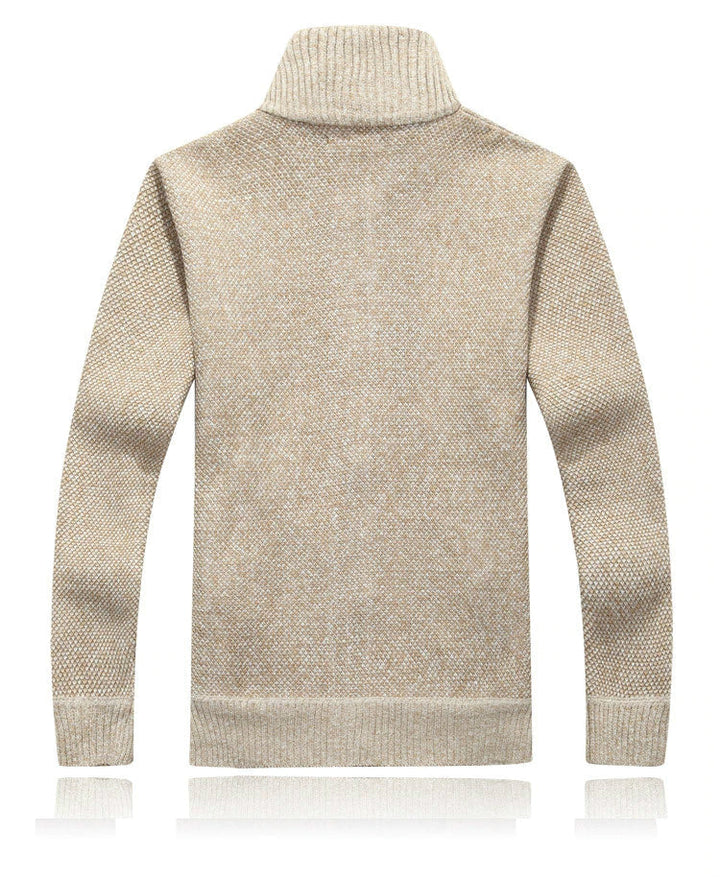 MIGUEL - Men’s Zip-Up Soft Knit Cardigan