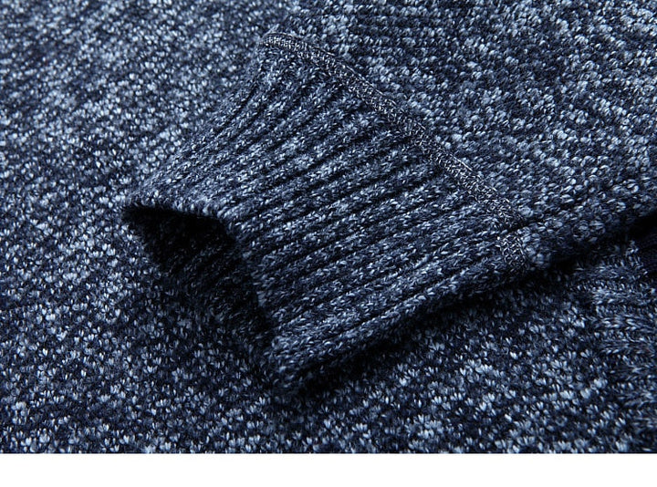 MIGUEL - Men’s Zip-Up Soft Knit Cardigan
