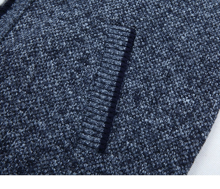 MIGUEL - Men’s Zip-Up Soft Knit Cardigan