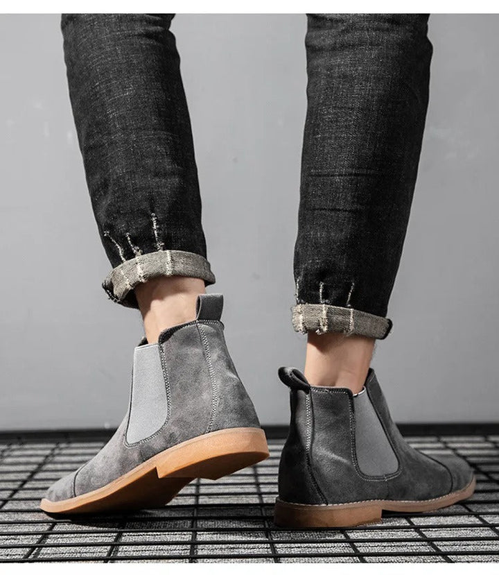 WALTER - Men's Vegan Suede Chelsea Boots