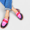 Briar – Round Toe Slip-On Shoes with Contrasting Colour