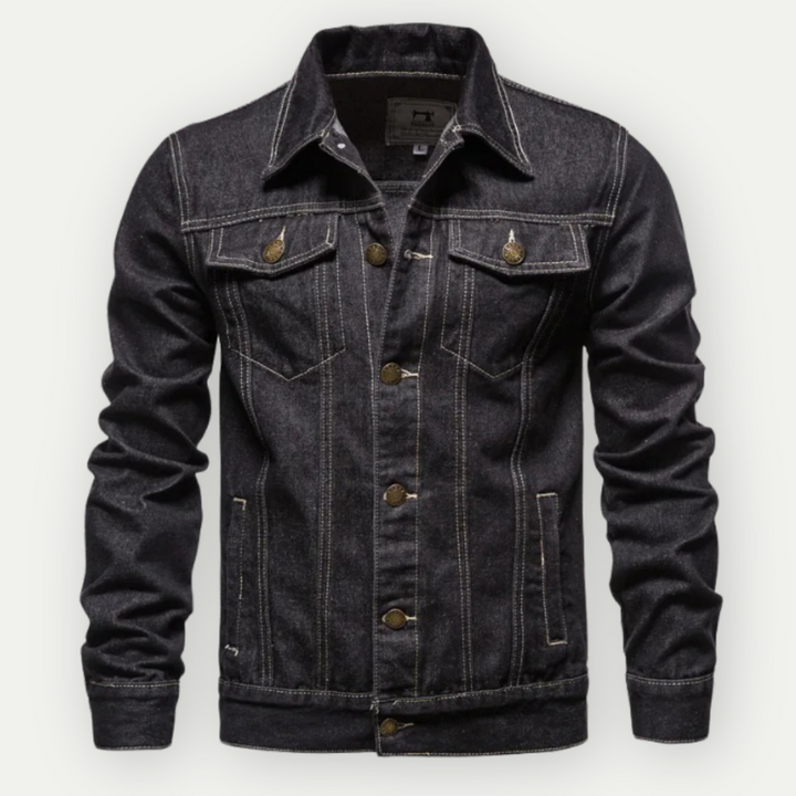EVANDER – Men’s Indigo Denim Trucker Jacket