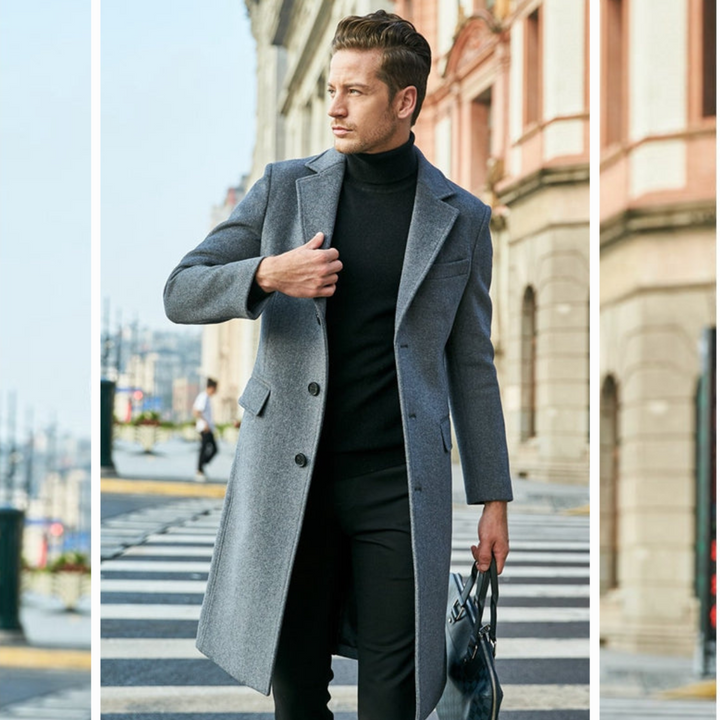 LESSIO – Vegan Wool Men's Coat