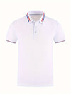 DASH - Men’s Striped Trim Polo Shirt