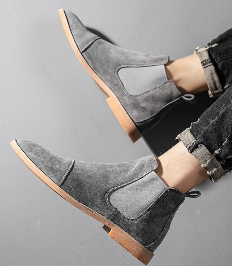 WALTER - Men's Vegan Suede Chelsea Boots
