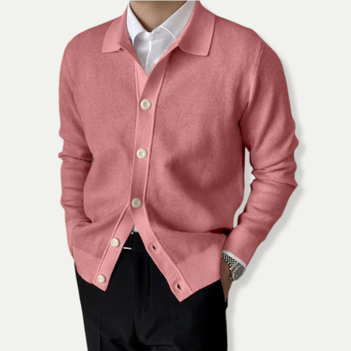EDGAR – Men’s Classic Wool-Blend Cardigan