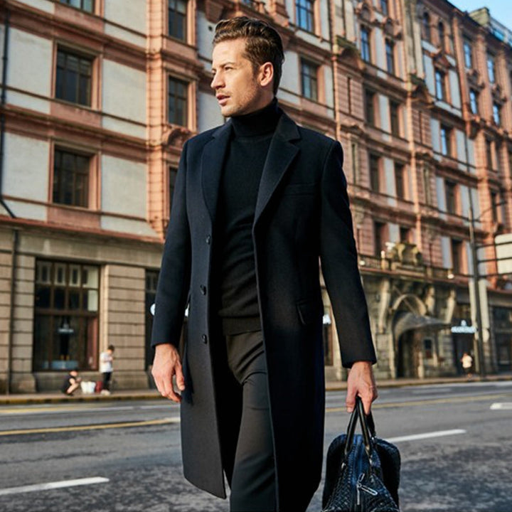LESSIO – Vegan Wool Men's Coat