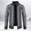 NIKO – Patterned Wool Zip Cardigan