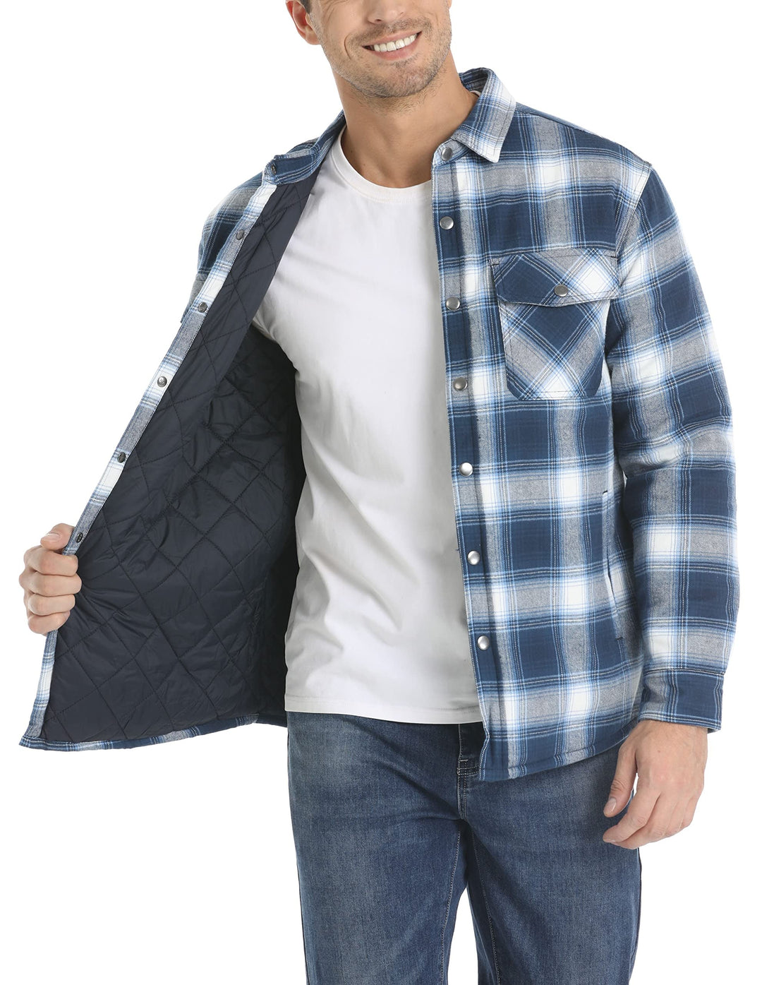 HAIL – Padded Flannel Jacket With Double Lining