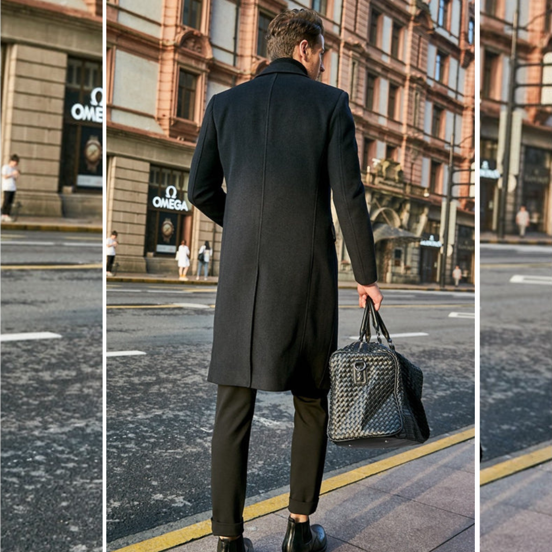 LESSIO – Vegan Wool Men's Coat