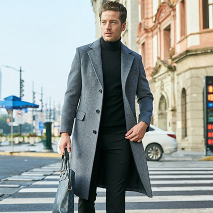 LESSIO – Vegan Wool Men's Coat