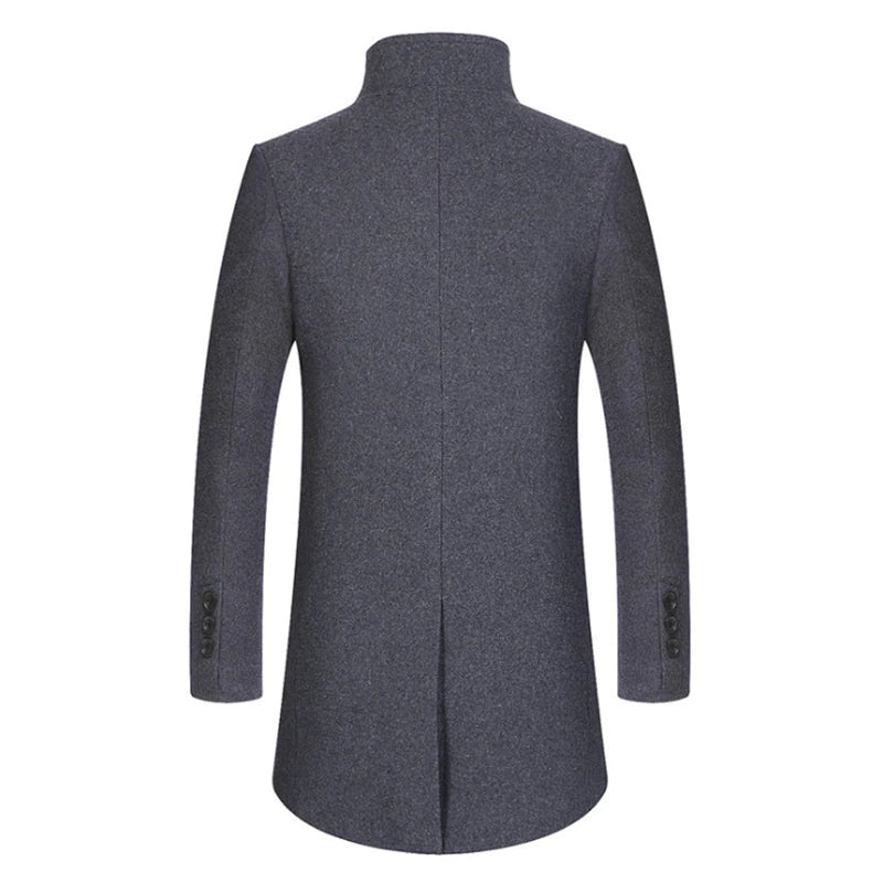 CADE – Men's Long Wool Coat