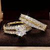 Eternal Radiance Ring Set | Gold 18k