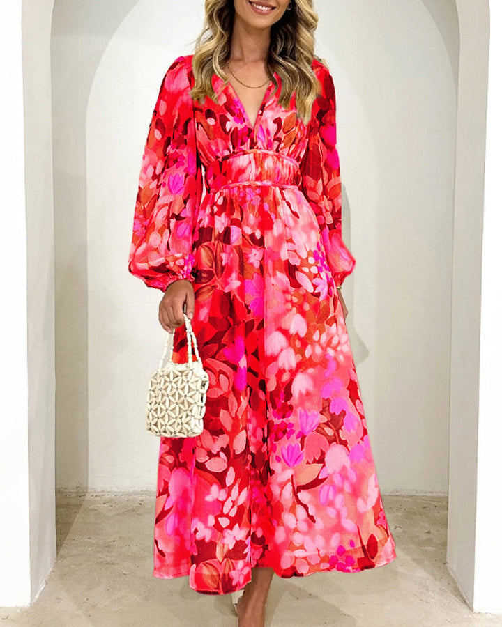 Taylor - Elegant Floral Maxi Dress