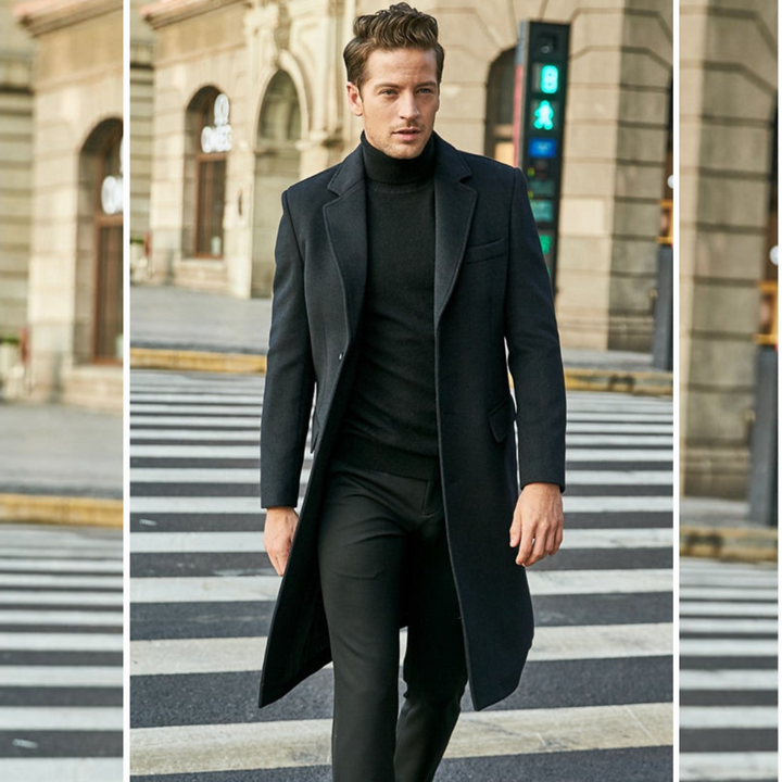 LESSIO – Vegan Wool Men's Coat