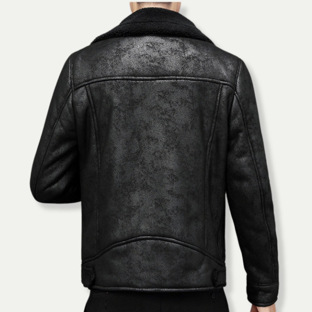 PEREGRINE - Men's Suede Look Biker Jacket