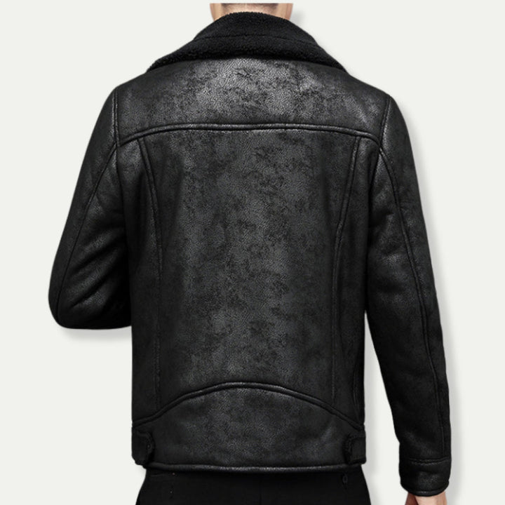 PEREGRINE - Men's Suede Look Biker Jacket