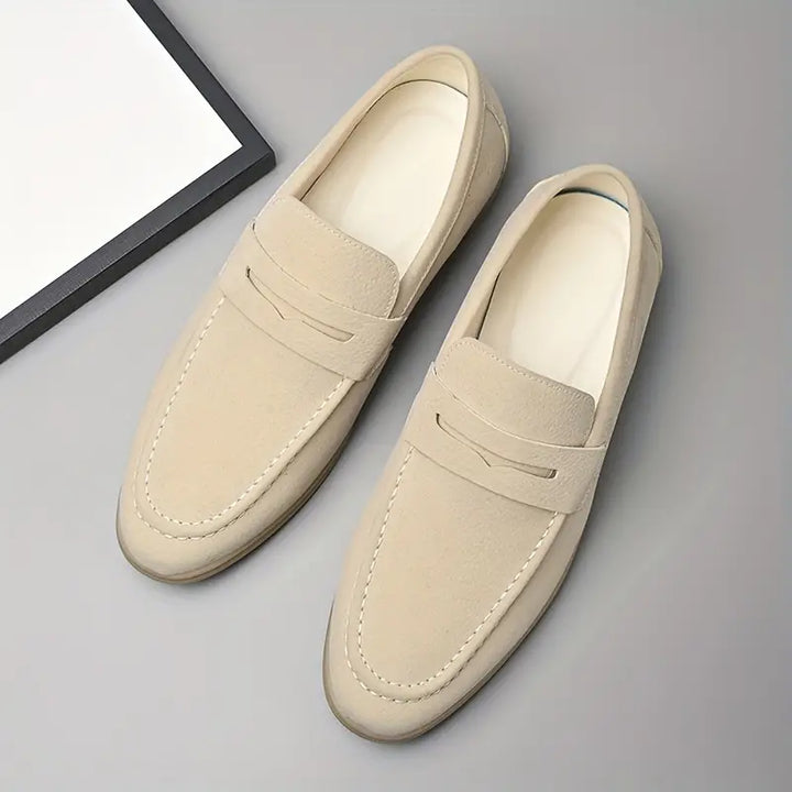 OSWALD - Men's Vegan Suede Strap Loafers