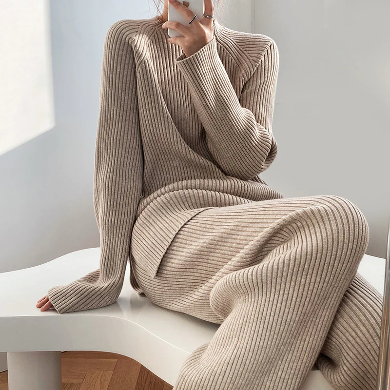 Sabrina - Knitted Sweater Set for Women