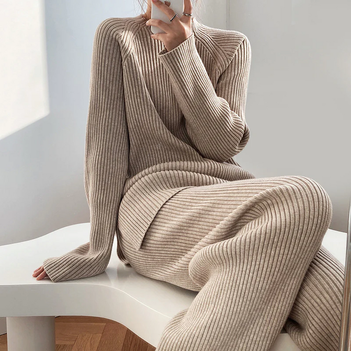 Sabrina - Knitted Sweater Set for Women