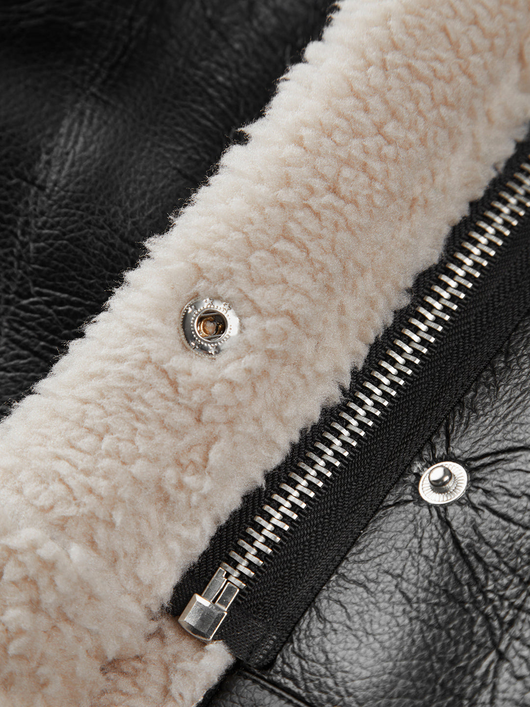 Aria Sherpa-Lined Shearling Flight Jacket