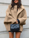 Vivara Elegant Oversized Button Coat