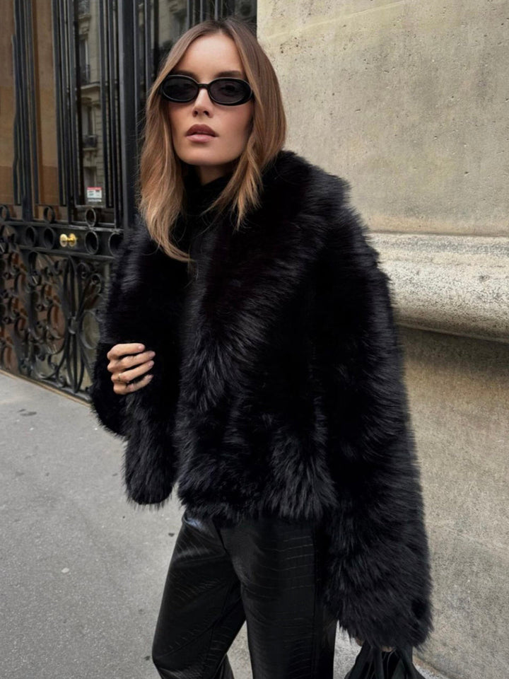 Aurora Faux Fur Collar Jacket
