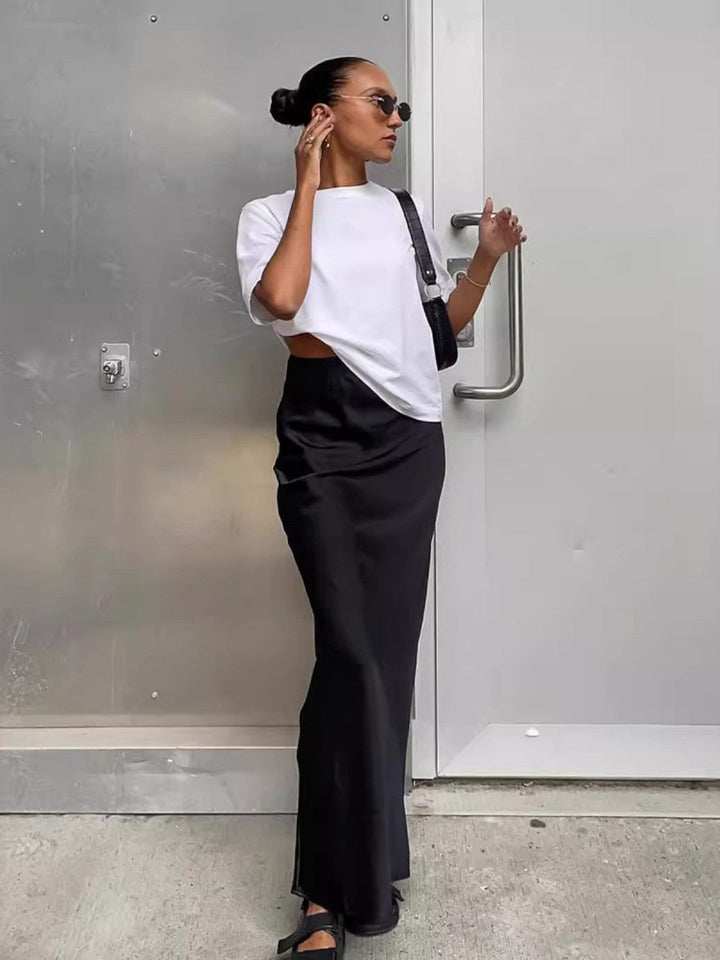 Lira Utilitarian Loungewear Maxi Skirt