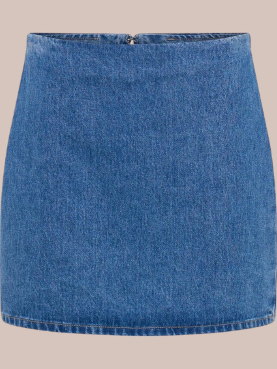 Marvelle Denim Button-Up Skirt Set