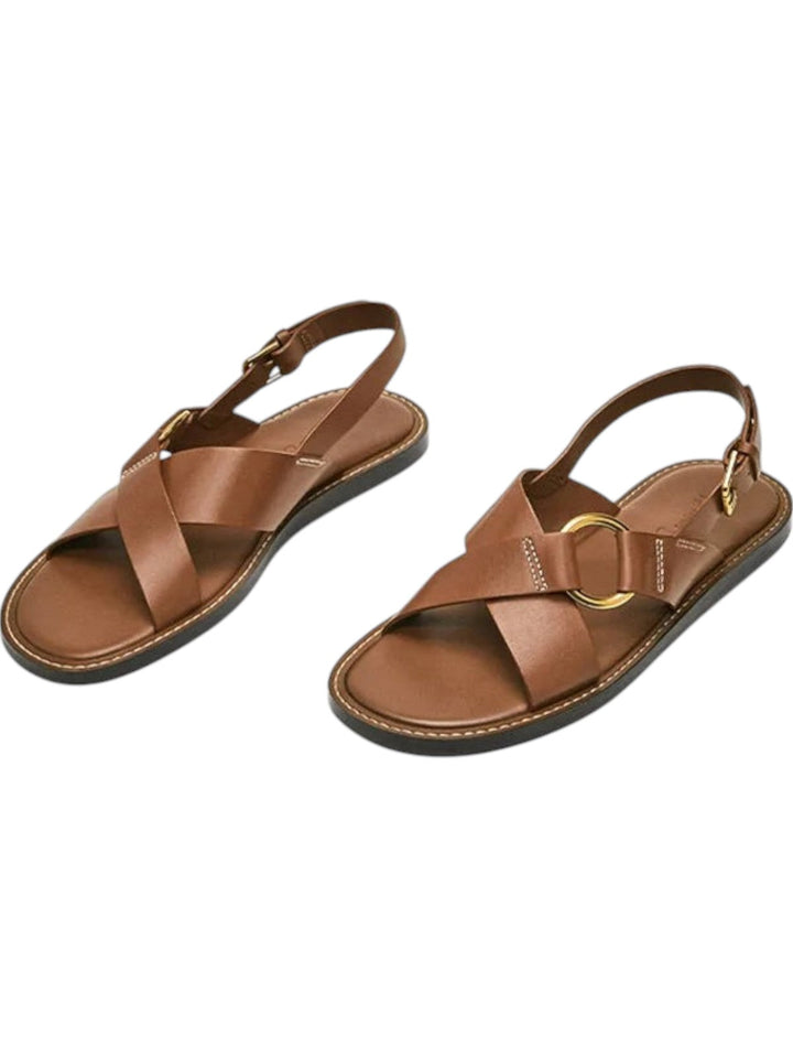 Verera Leather Strap Sandals