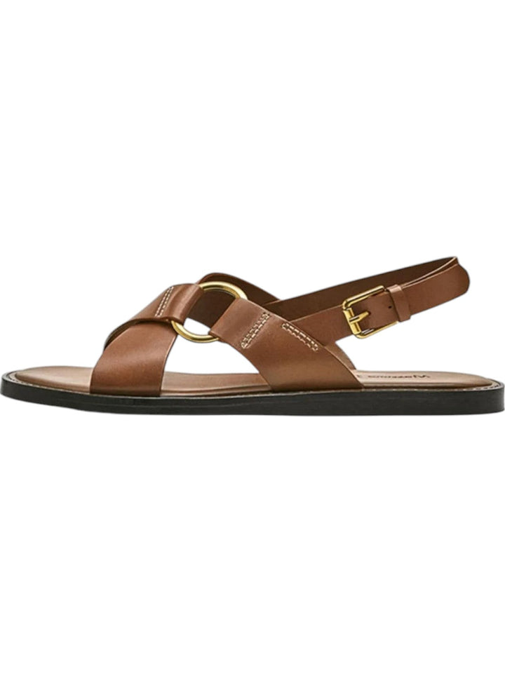 Verera Leather Strap Sandals