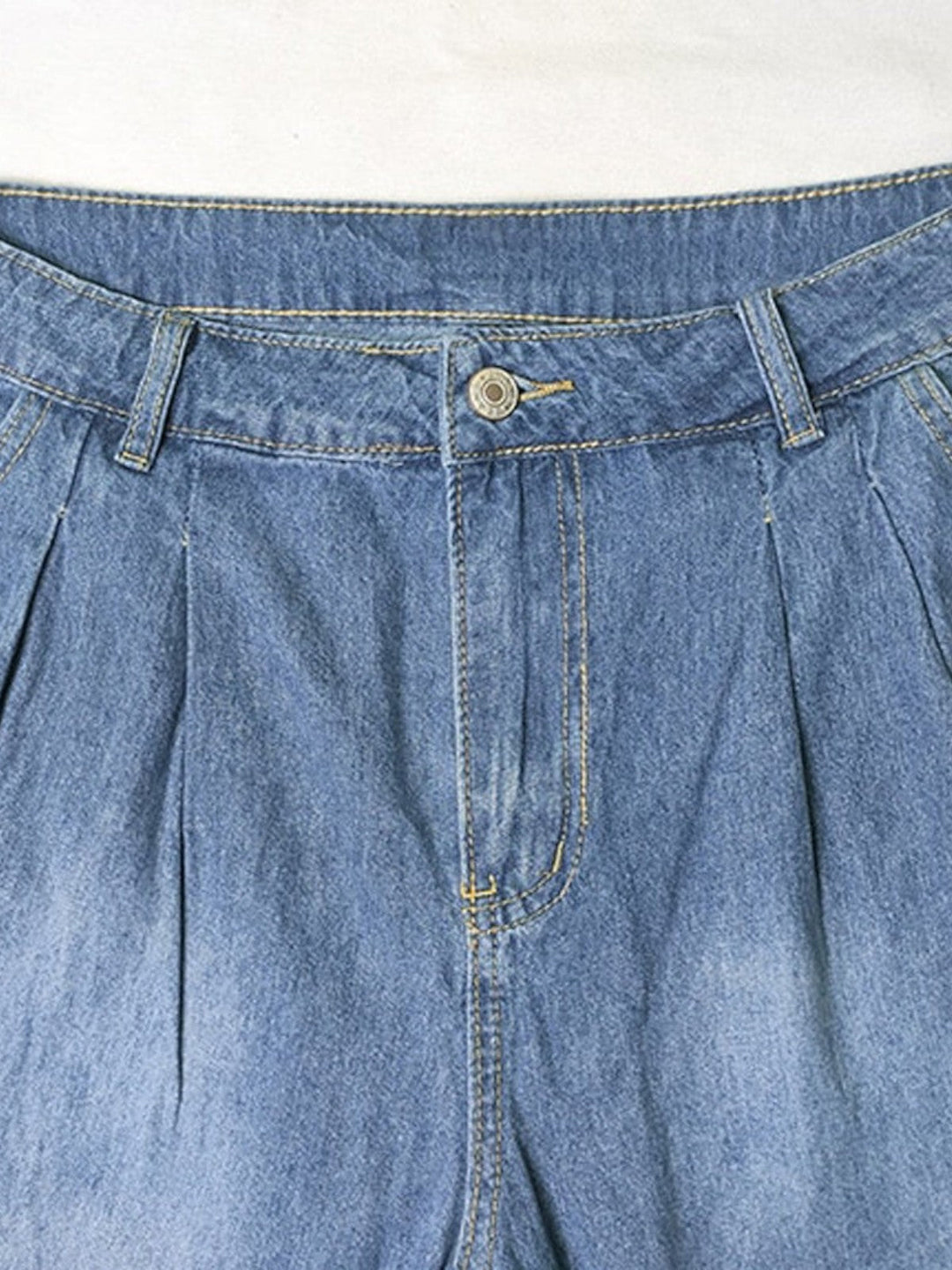 Ola High-Waist Wide-Leg Denim Jeans