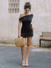 Mira Asymmetrical Cotton-Linen Dress