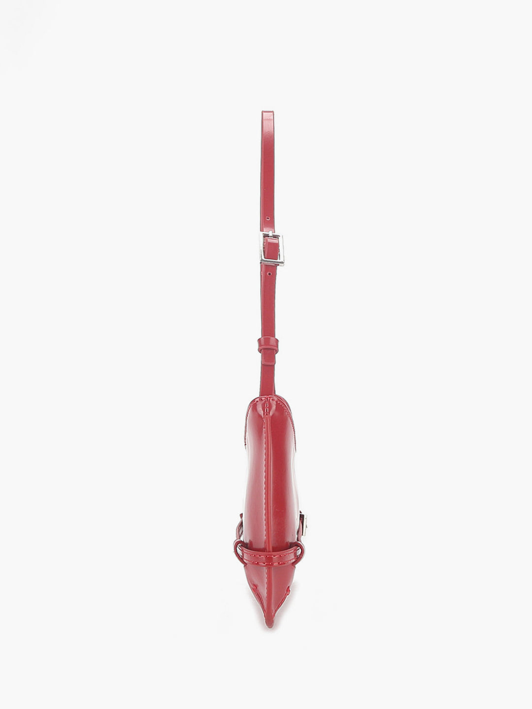 Samantha Chic Red Leather Shoulder Bag