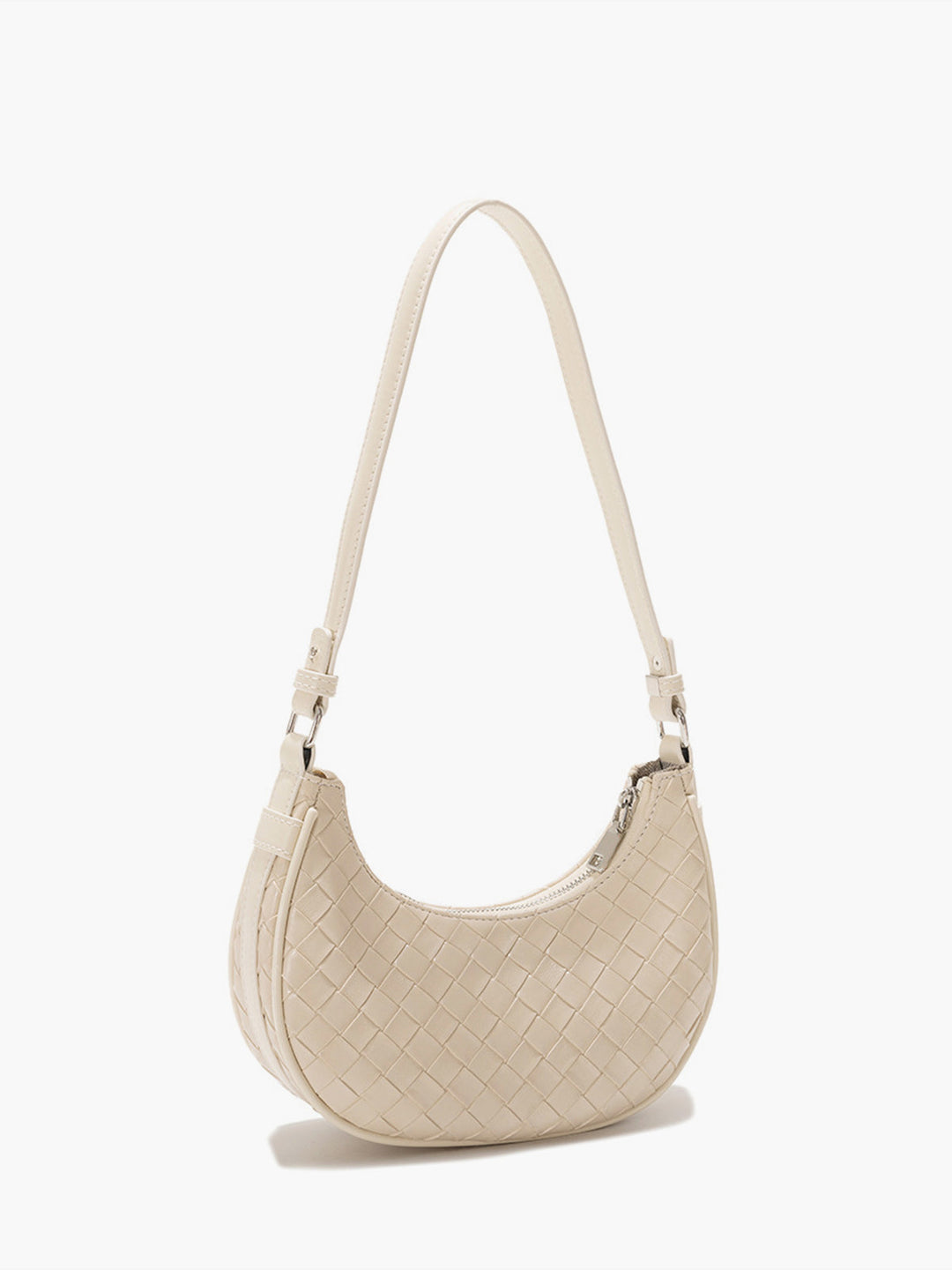 Flora Compact Leather Look Shoulder Bag