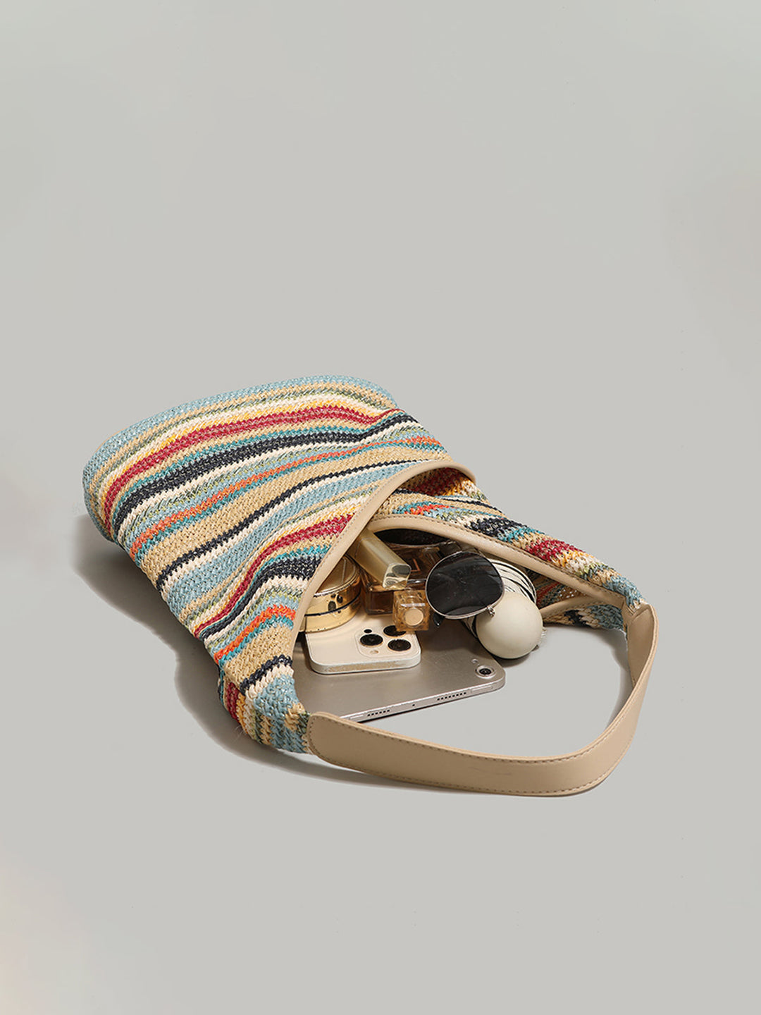 Scarlett Woven Shoulder Bag